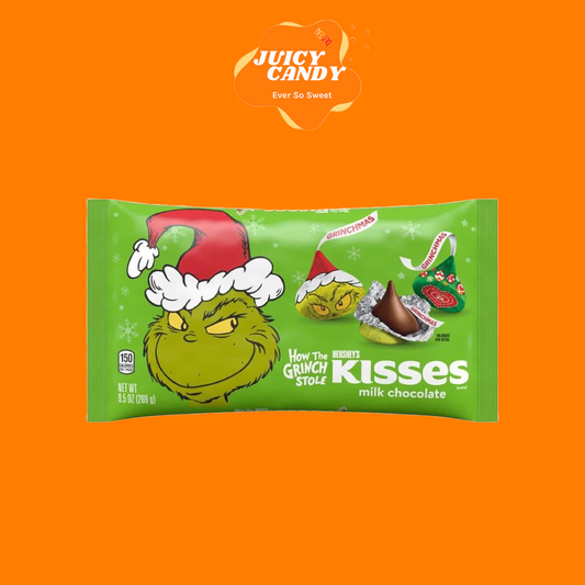 The Grinch Hersheys Milk Chocolate Kisses (Christmas USA)