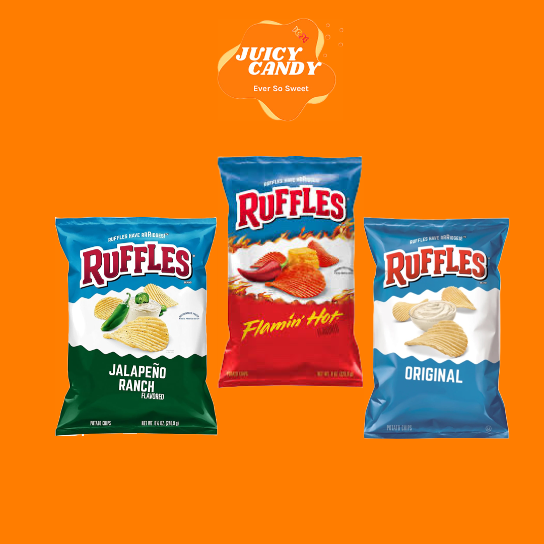 Ruffles Original/Flaming Hot/Jalepeno Ranch - Choose Your Flavour (Two Flavours on Clearance)