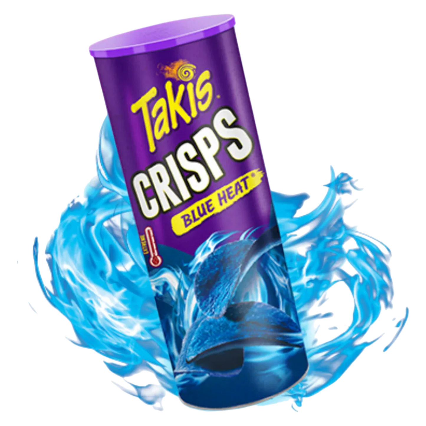 Takis Crisps Blue Heat Hot Chilli Pepper Canister 15 x 155G Bulk Case