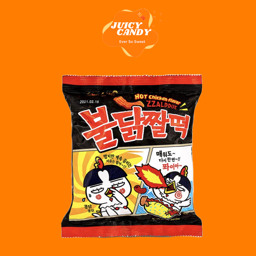 Samyang Buldak Zzaldduk Original Hot Chicken Crisps 120g (Korea)