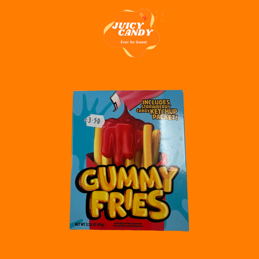 American Gummy Fries with Strawberry Ketchup (USA)