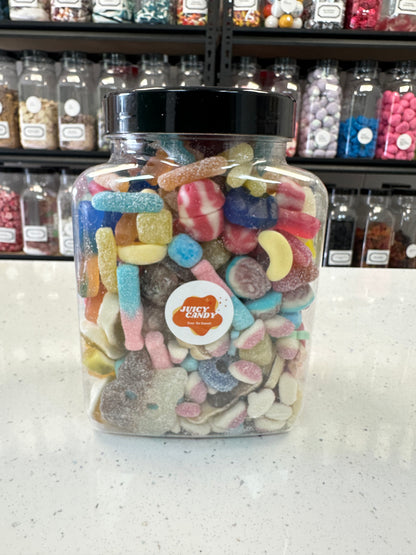 Custom Black Pick N Mix Sweet Jar 1.8KG - Pick N Mix in Sheffield/Killamarsh