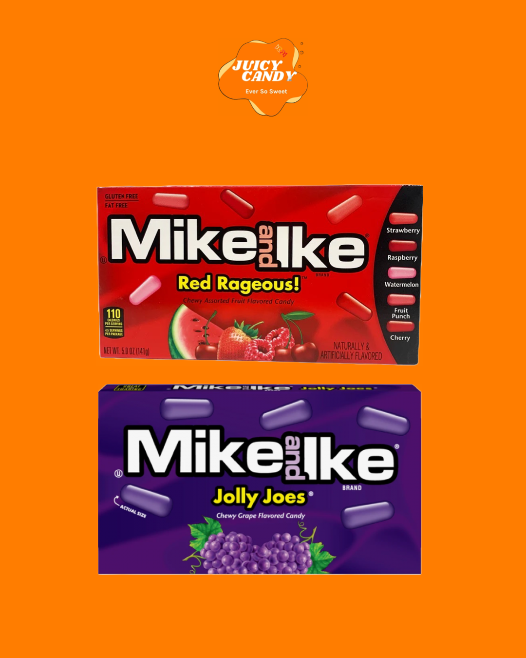 Mike & Ike Red Rageous/Jolly Joes  (USA)