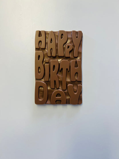 Happy Birthday Bar - Milk Chocolate