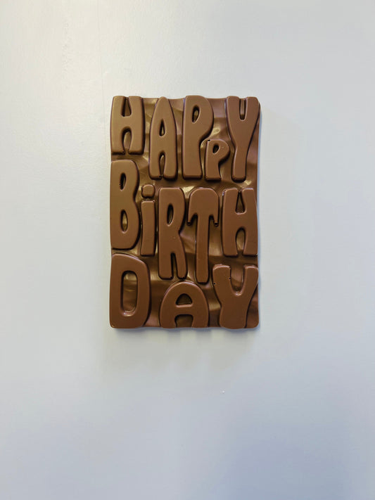 Happy Birthday Bar - Milk Chocolate