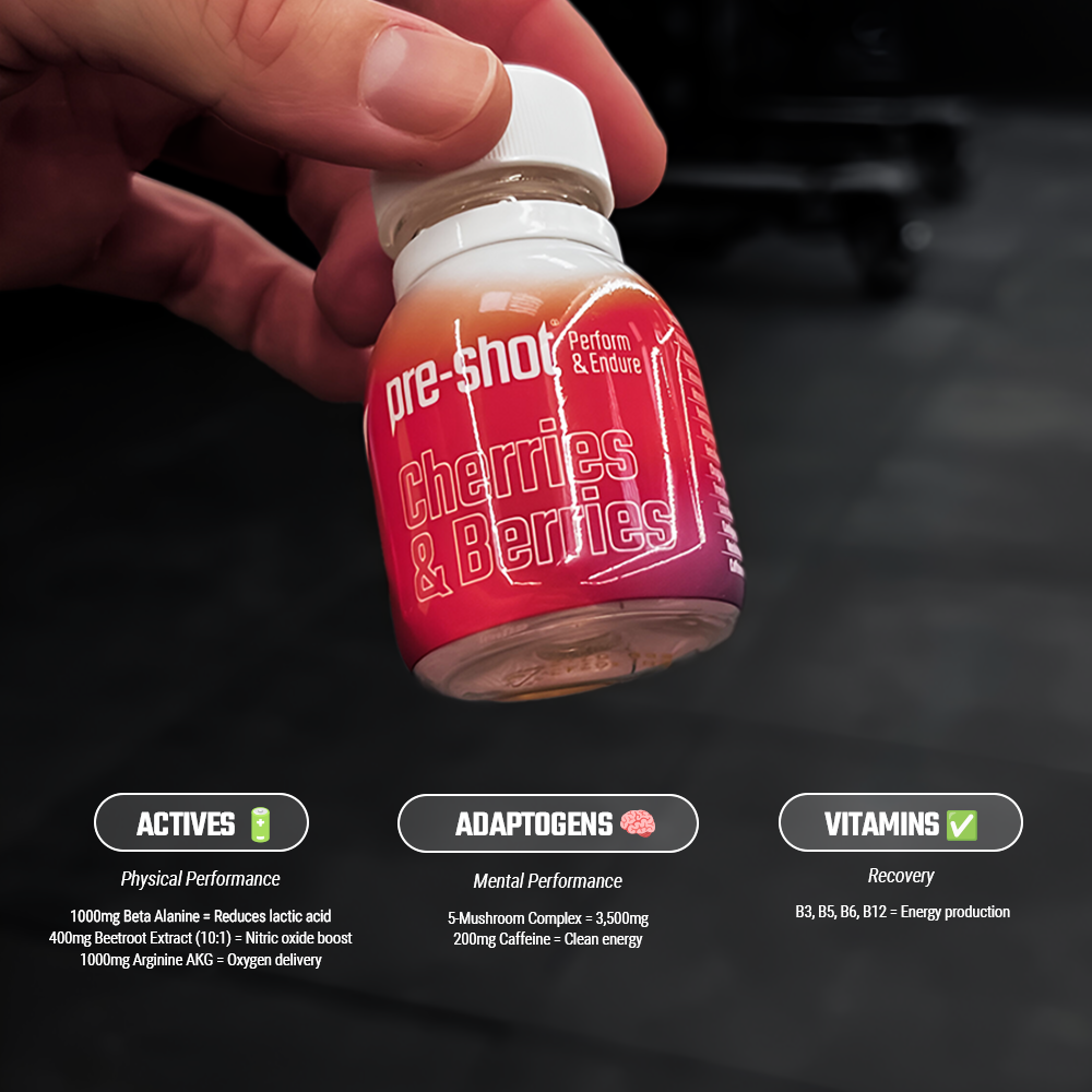 Pre-Workout Shot - Apple & Mango (6 x 60ml)