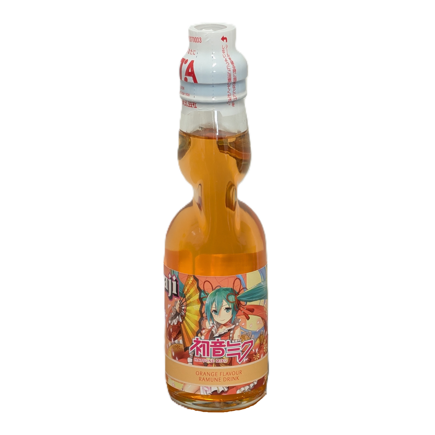 Hatsune Miku Orange Flavour Ramune Soda 200ml